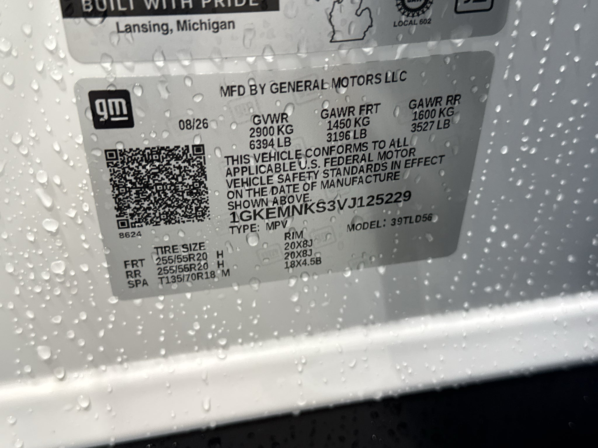 2027 GMC Acadia Elevation