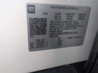 2022 GMC Yukon SLT