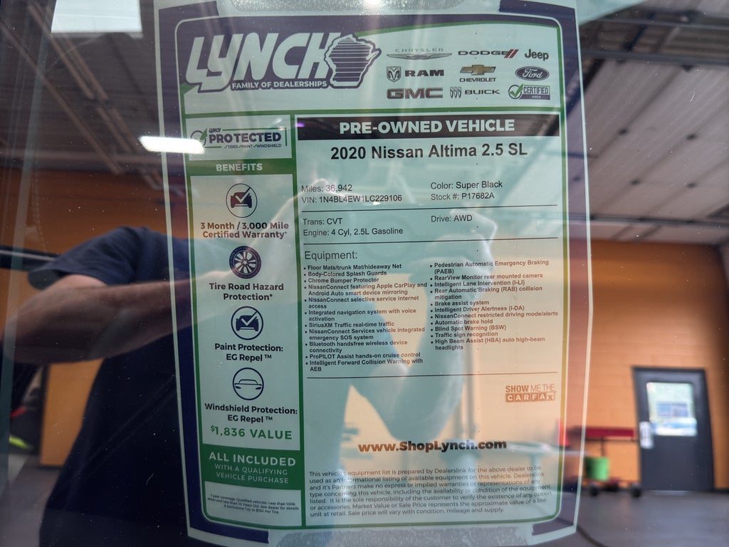 2020 Nissan Altima 2.5 SL