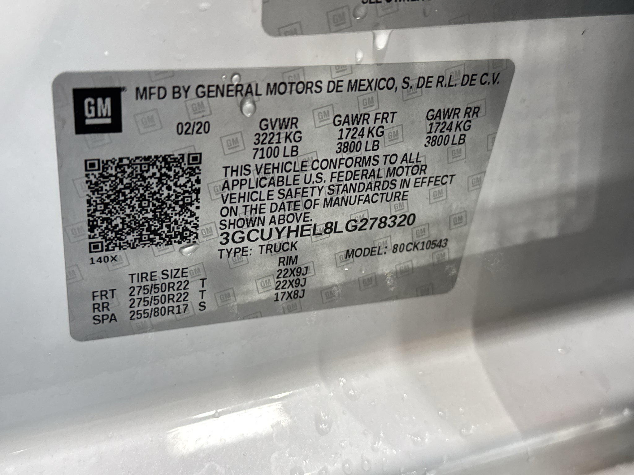 2020 Chevrolet Silverado 1500 High Country
