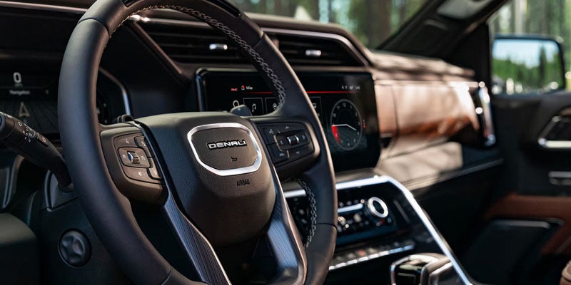 2026 GMC Sierra 1500 Denali interior and dashboard