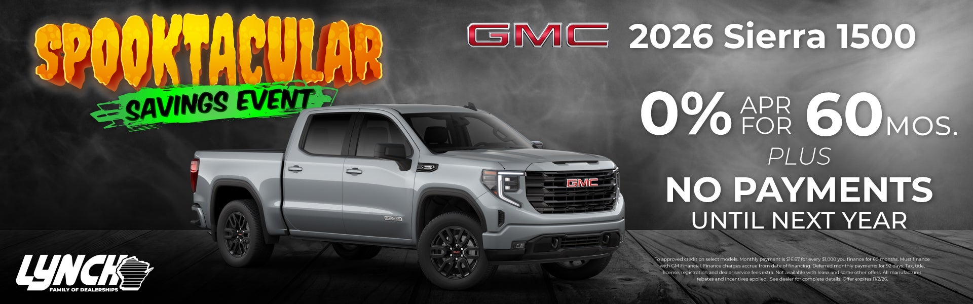 Lynch GMC Burlington Sierra offer